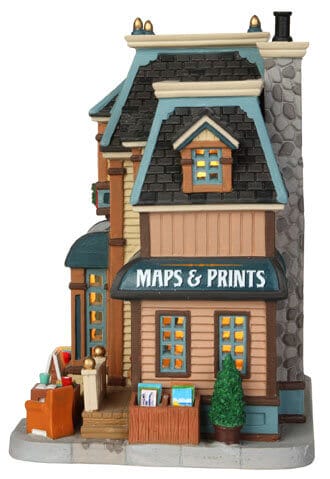 lemax-the-book-bin-weihnachtsdorf-shop image 3