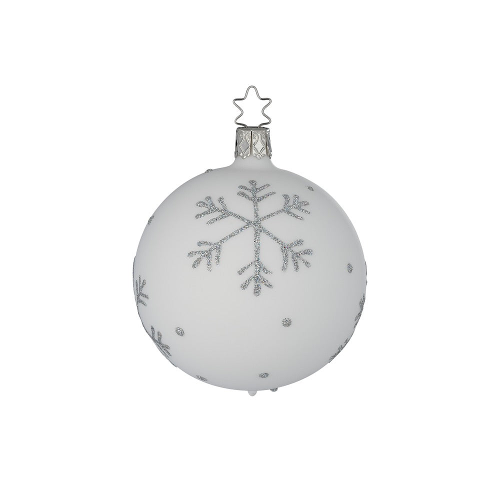 inge-glas-manufaktur-schneezauber-6-cm-kleine-glas-christbaumkugel image 1