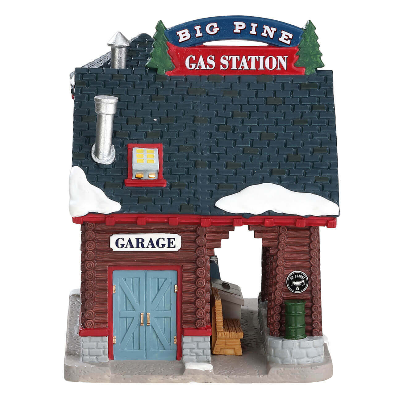 lemax-big-pine-gas-station-vail-village-miniaturgeb-ude image 3