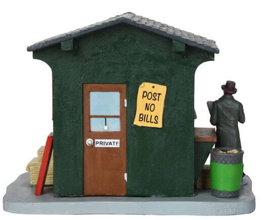lemax-1950-s-news-stand-zeitungskiosk-miniaturhaus image 3
