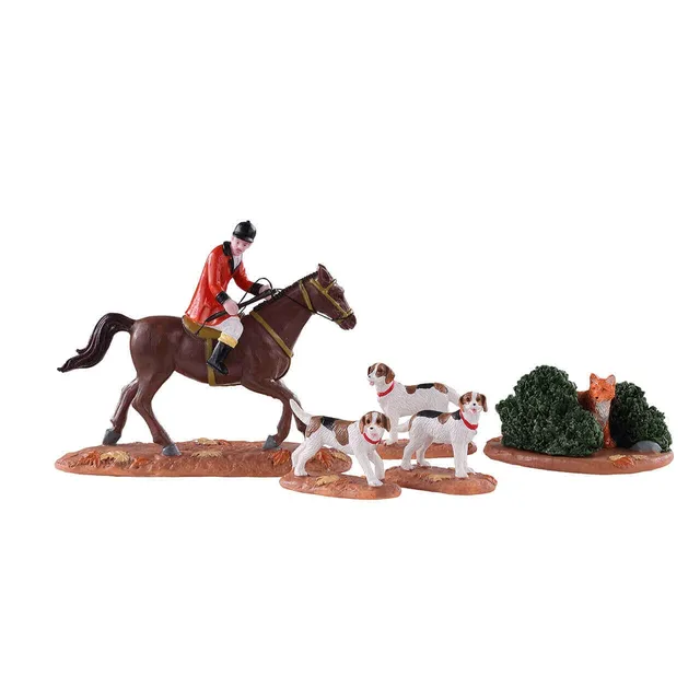 lemax-fox-hunt-caddington-village-figuren-set image 1