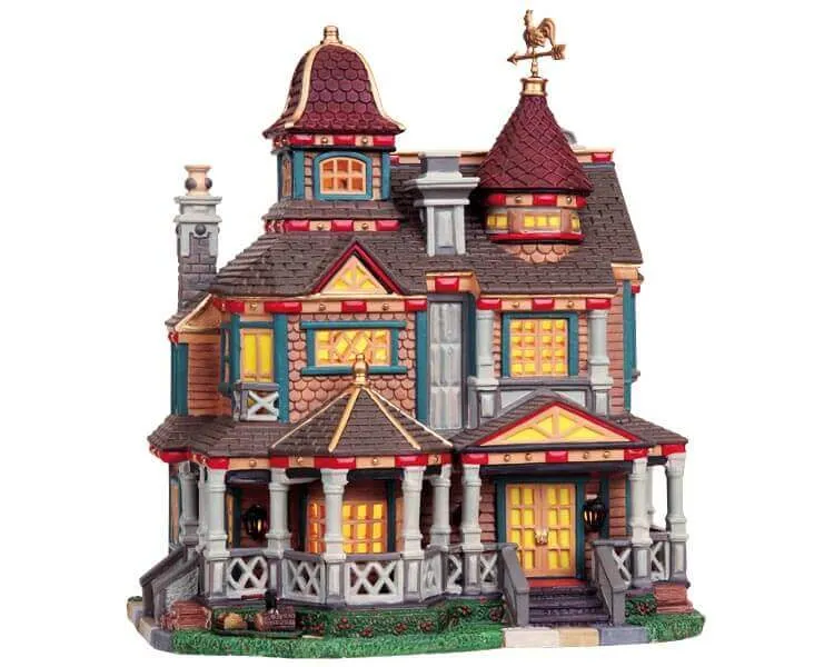 lemax-blakely-house-beleuchtetes-miniatur-wohnhaus-weihnachtsdorf image 1
