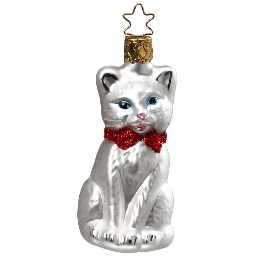 inge-glas-schmusek-tzchen-wei-christbaumschmuck-figur-8-5-cm image 1