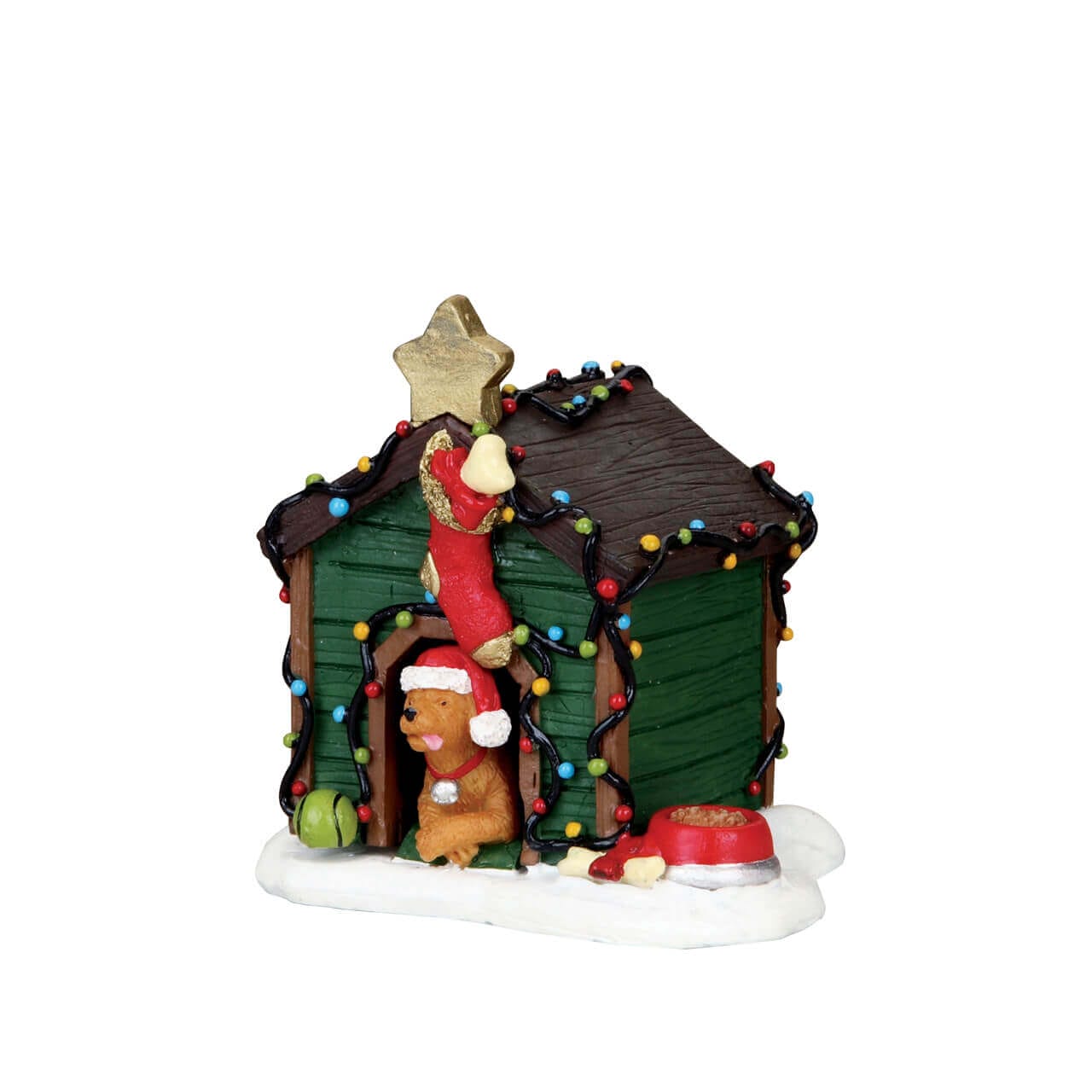 lemax-decorated-light-doghouse-beleuchtete-hundeh-tte-aus-der-vail-village-serie image 1