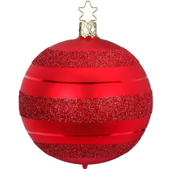 inge-glas-moderne-streifen-christbaumkugel-10-cm image 1