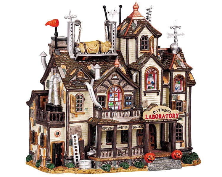 lemax-dr-tingle-s-laboratory-spooky-town-grusel-labor-miniatur image 1