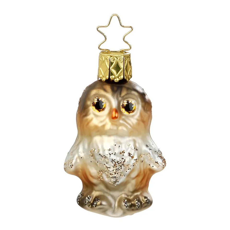 inge-glas-eulenkind-im-wald-6-cm-liebevoller-glas-anh-nger-f-r-weihnachtsbaum-na image 1