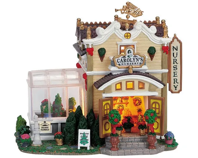 lemax-carolyn-s-nursery-weihnachtshaus-miniatur image 1