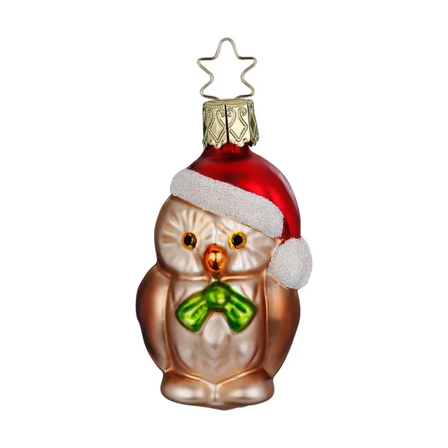 inge-glas-weihnachtsk-uzchen-anh-nger-figur-7-cm-beige-creme image 1