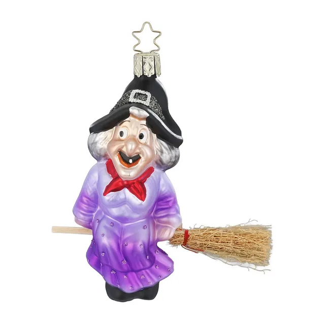inge-glas-manufaktur-hexe-christbaumschmuck-11-cm-glas image 1
