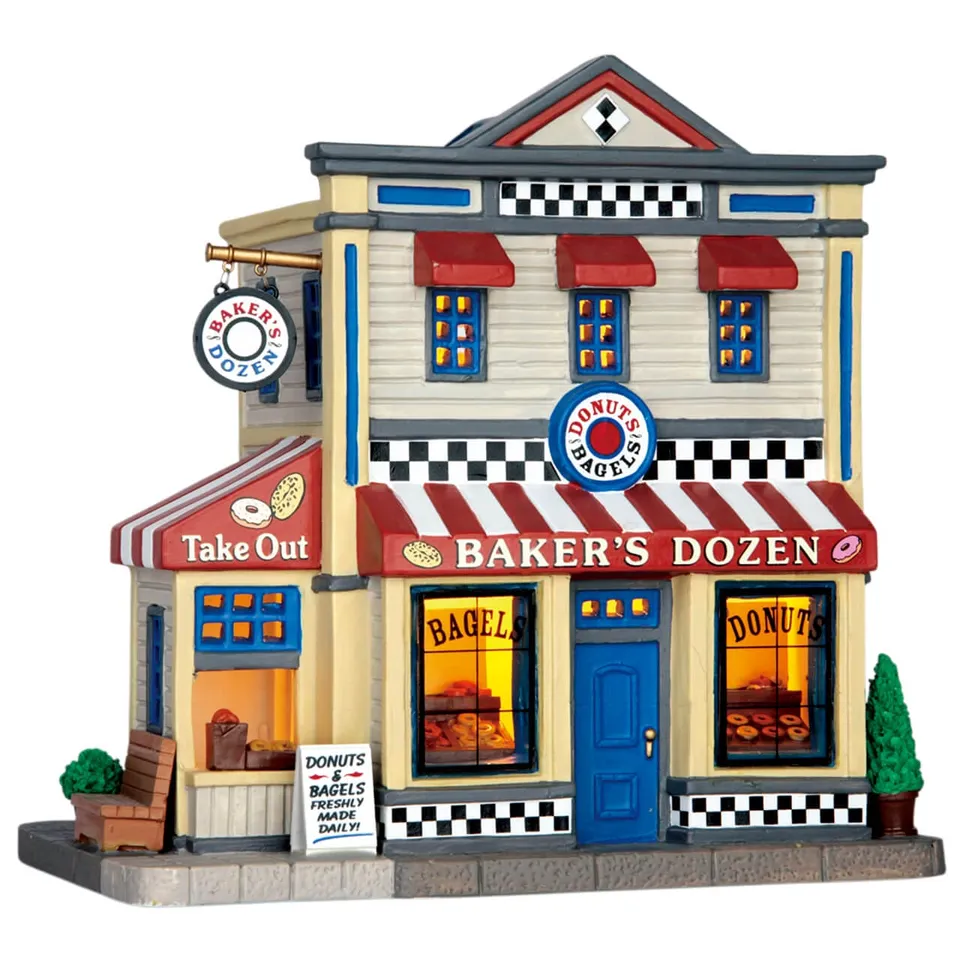 lemax-baker-s-dozen-b-ckerei-miniaturhaus-holidays image 1