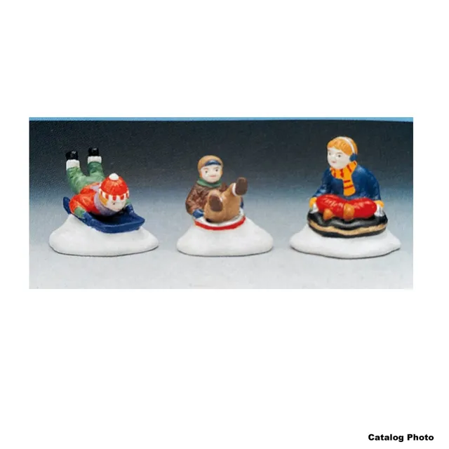 lemax-playing-in-the-snow-winterliches-miniatur-figuren-set image 1