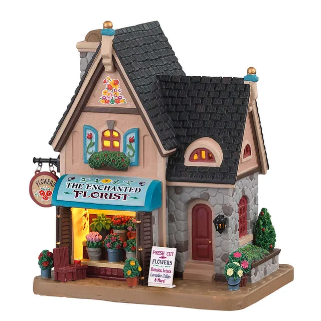 lemax-the-enchanted-florist-miniatur-blumenladen image 1