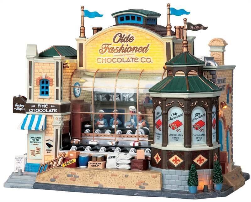 lemax-olde-fashioned-chocolate-co-miniatur-fabrik-mit-f-rderband image 1