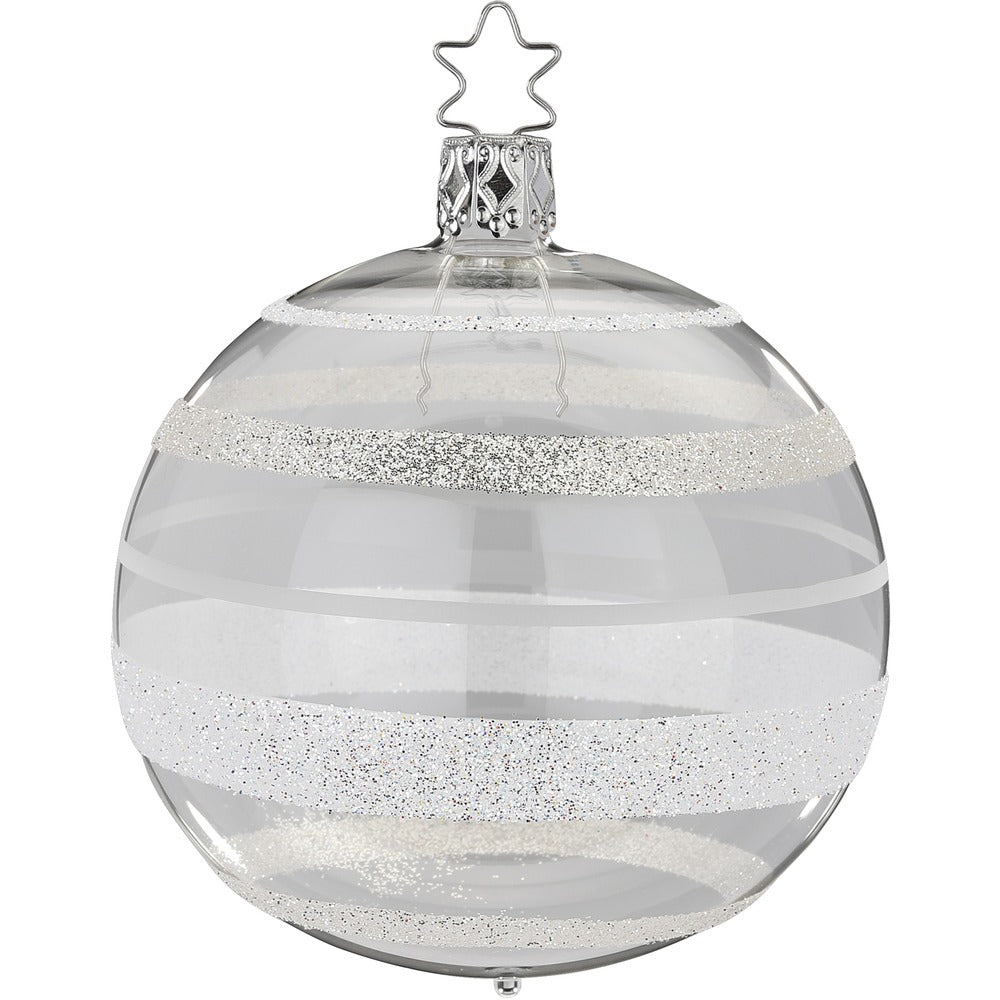 inge-glas-schillernde-streifen-christbaumkugel-glasklar-10-cm image 1
