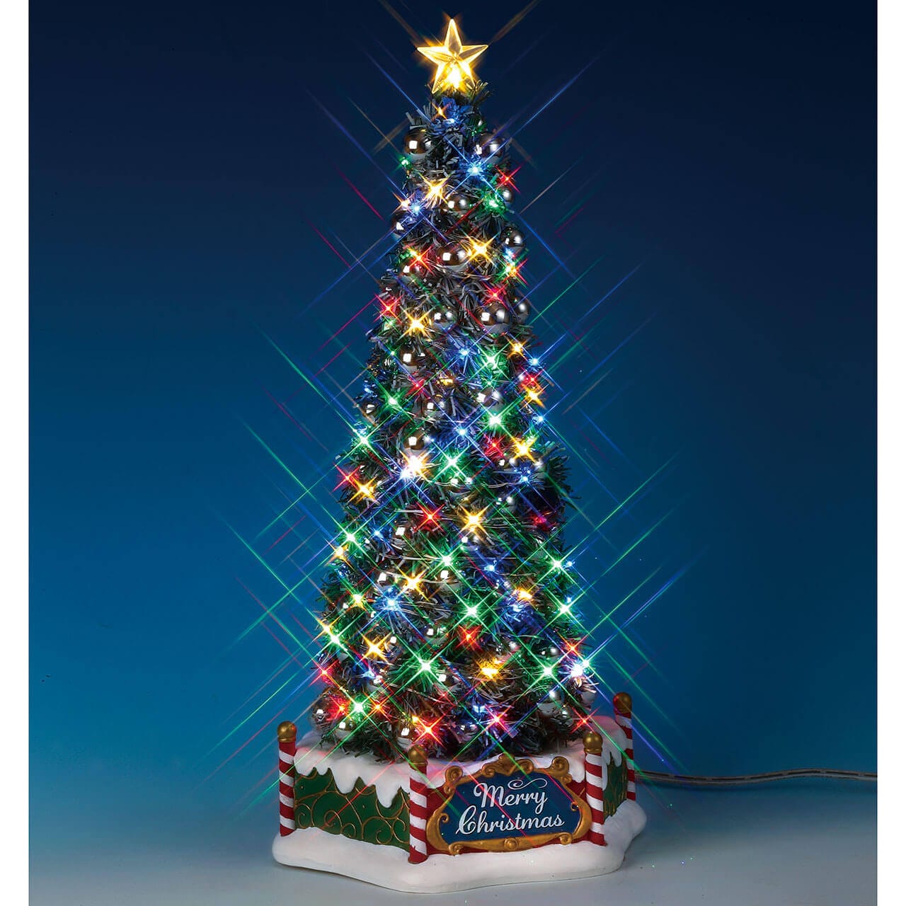 lemax-new-majestic-christmas-tree-weihnachtsbaum-mit-beleuchtung image 1