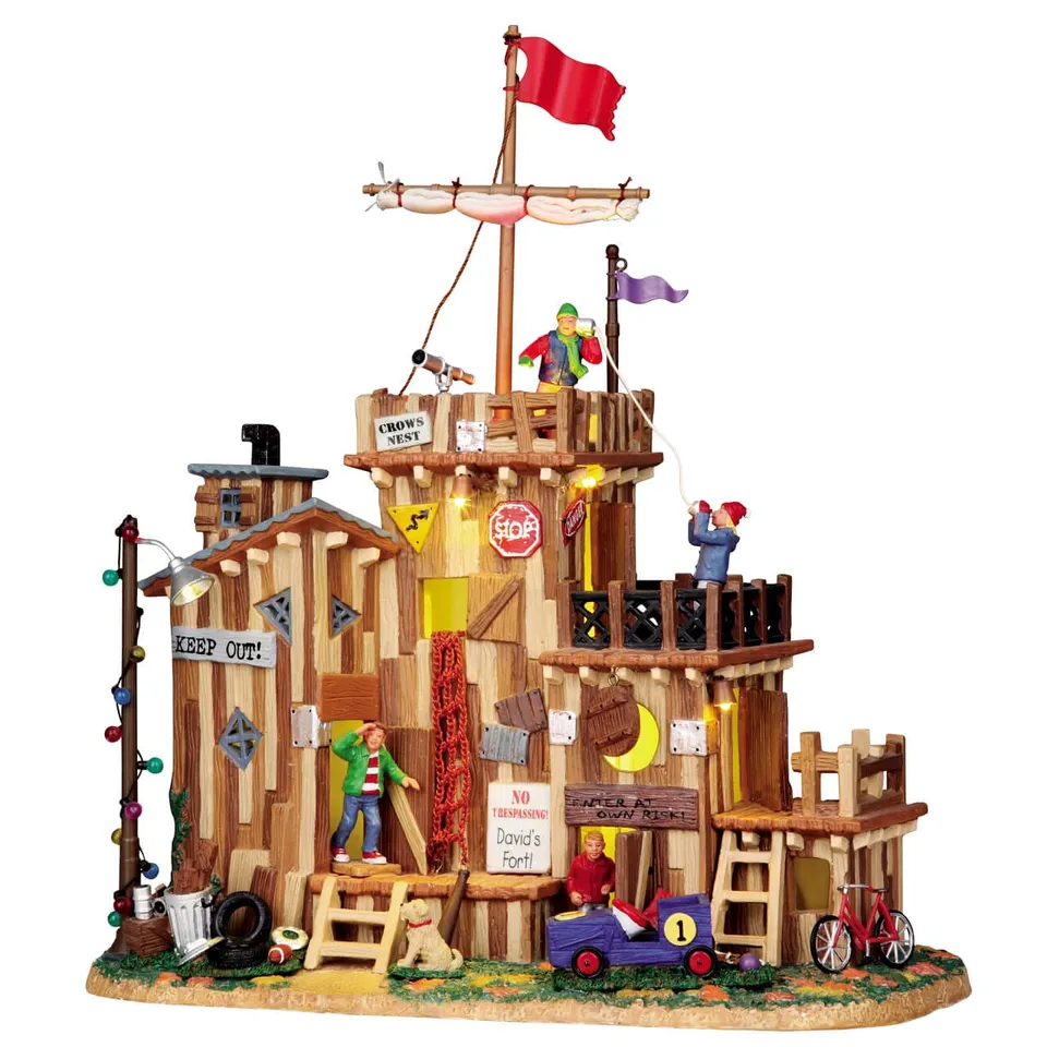lemax-david-s-fort-miniatur-geb-ude-harvest-crossing image 1