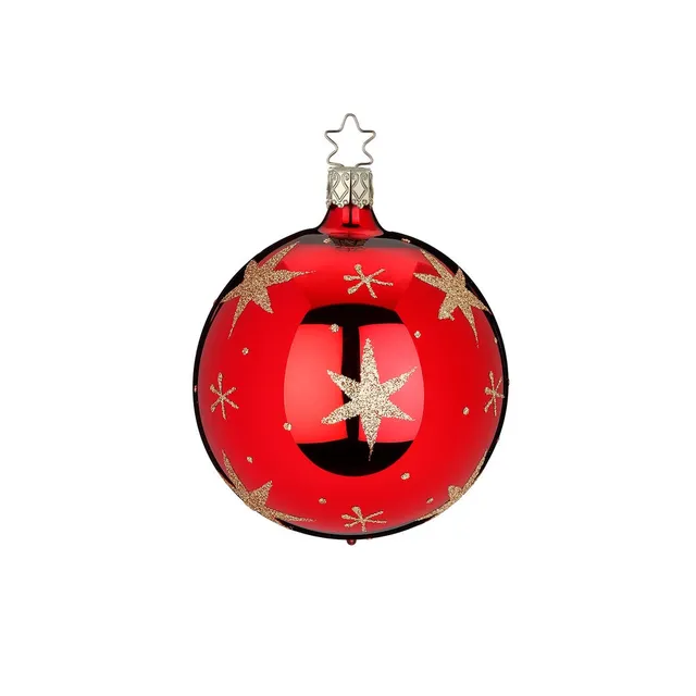 inge-glas-sternenlicht-christbaumkugel-6-cm-rot image 1