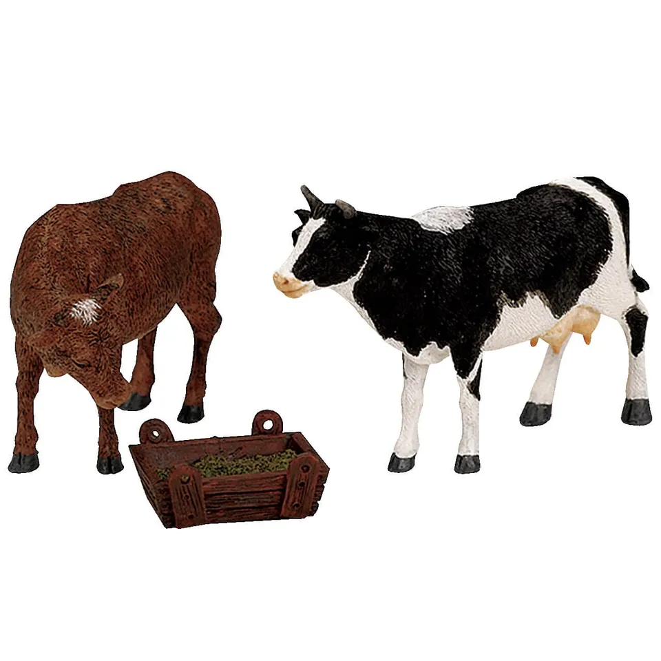lemax-feeding-cow-bull-figuren-set-3-teilig-harvest-crossing image 1
