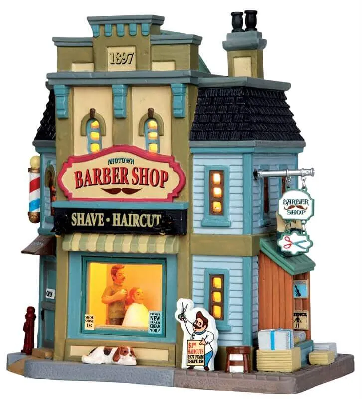 lemax-midtown-barber-shop-miniaturhaus image 1