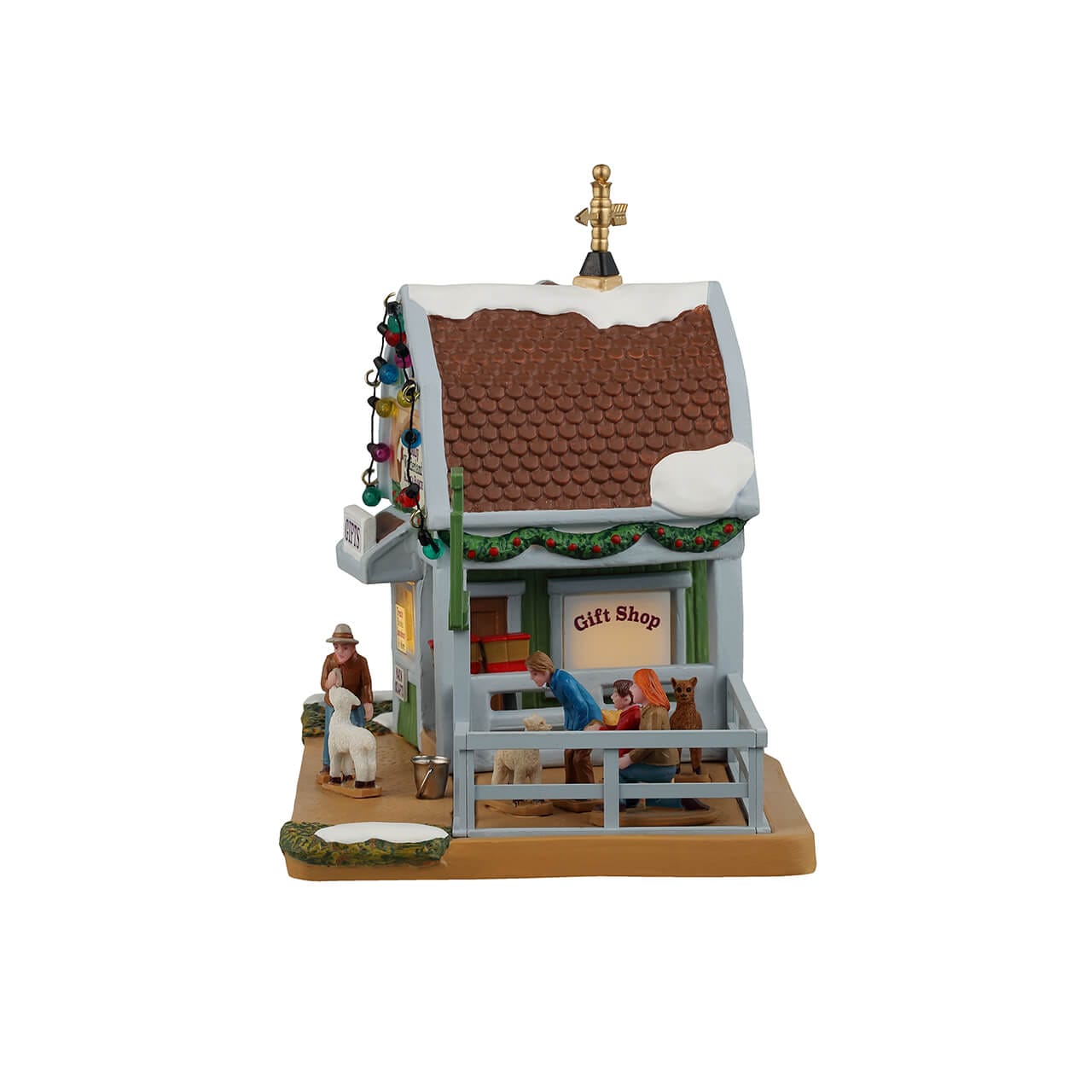lemax-woolly-wonderland-alpaca-ranch-miniatur-geb-ude image 3