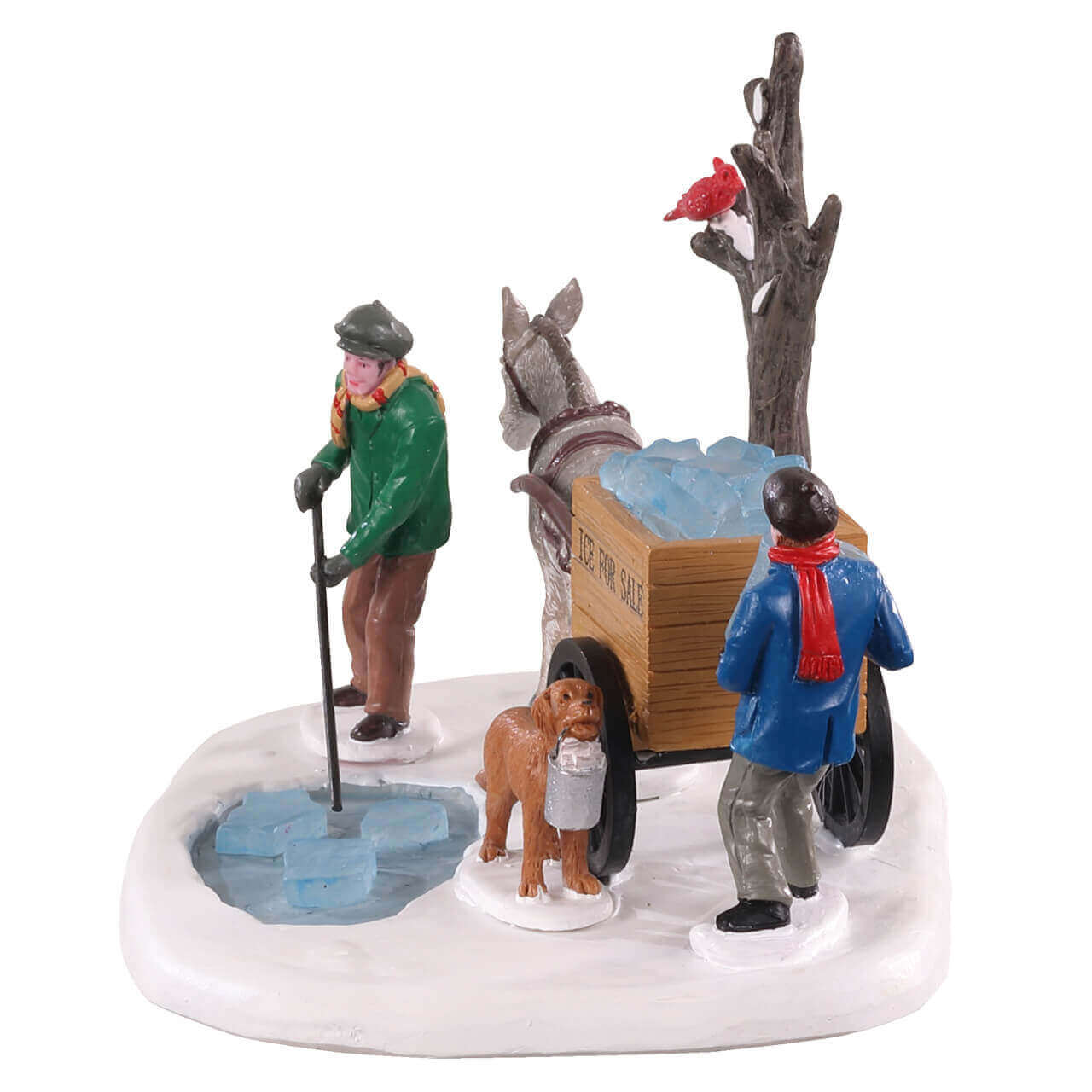 lemax-ice-rakers-miniaturfigur-pferdekutsche-mit-eisbl-cken image 3