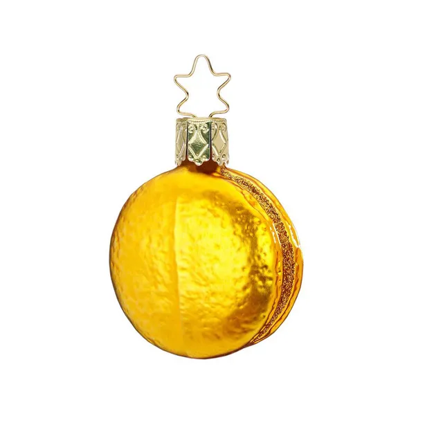 inge-glas-macaron-christbaumkugel-gelb-5-5-cm image 1