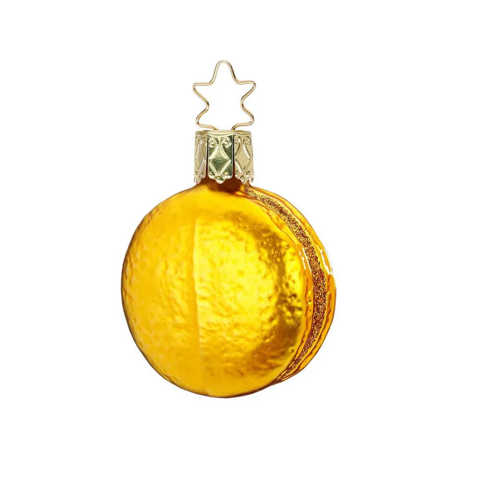 inge-glas-macaron-christbaumkugel-gelb-5-5-cm image 1