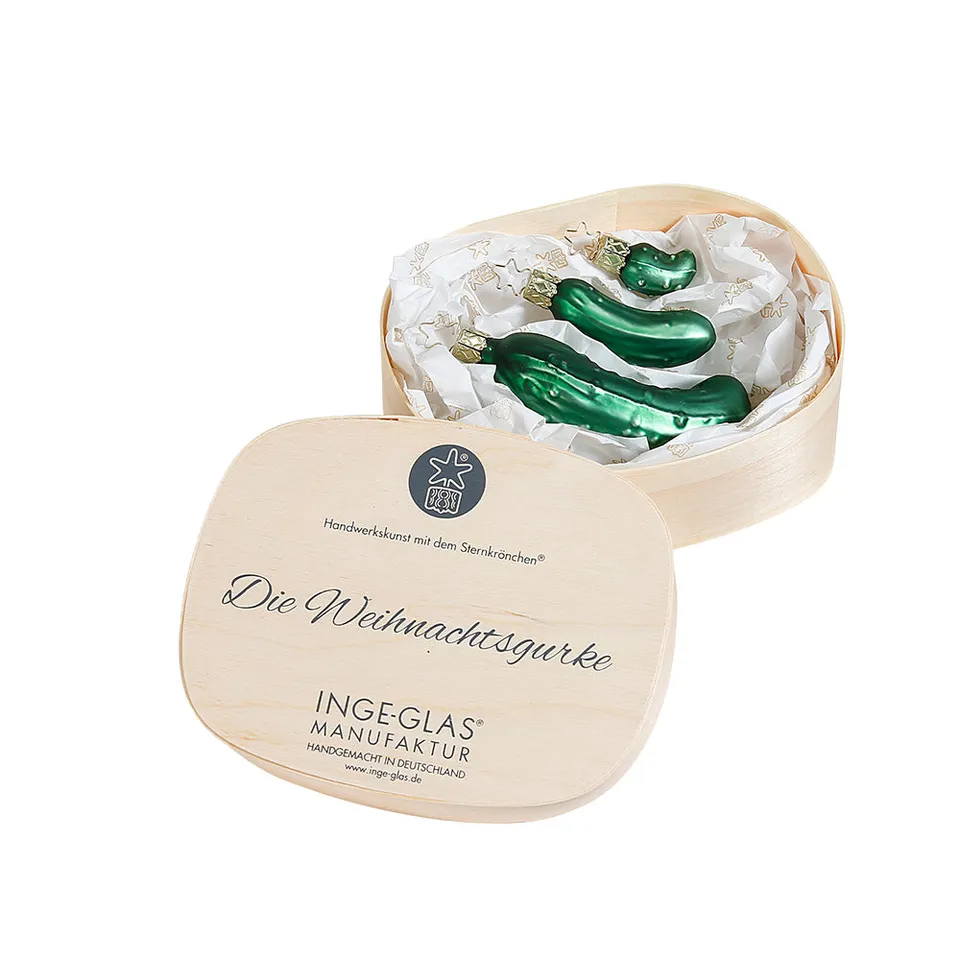 inge-glas-weihnachtsgurken-christbaumschmuck-3er-set-3-5-10-5-cm image 1