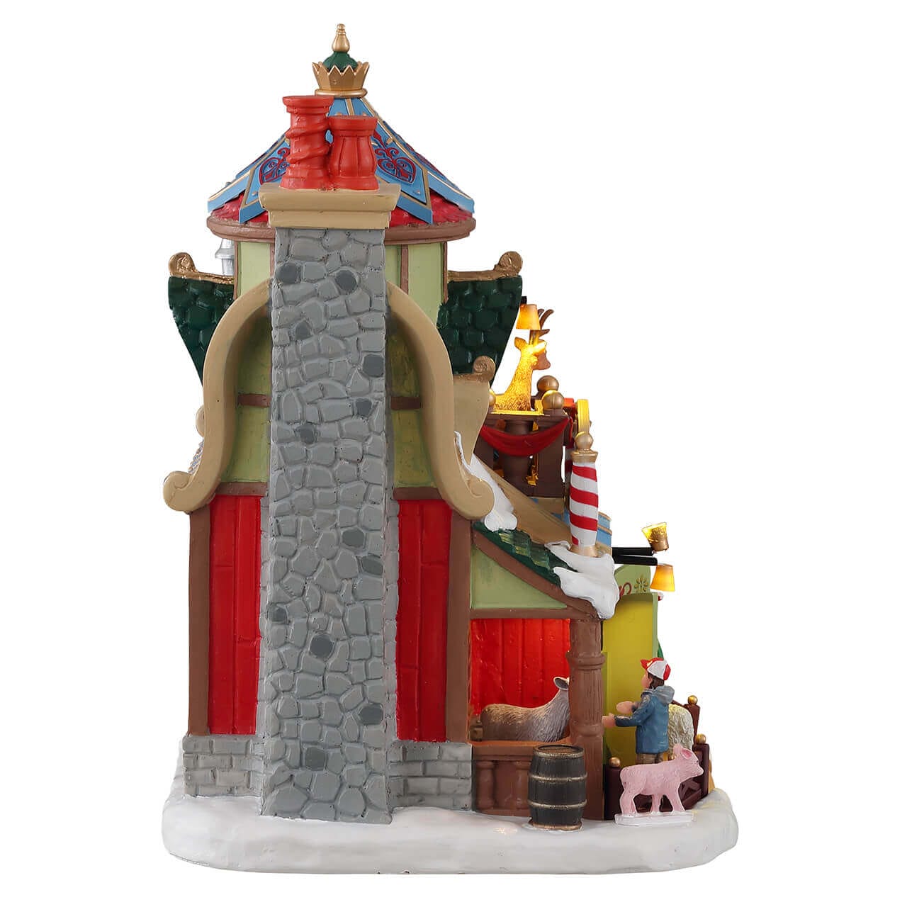 lemax-santa-s-petting-zoo-szene-aus-santa-s-wonderland image 2