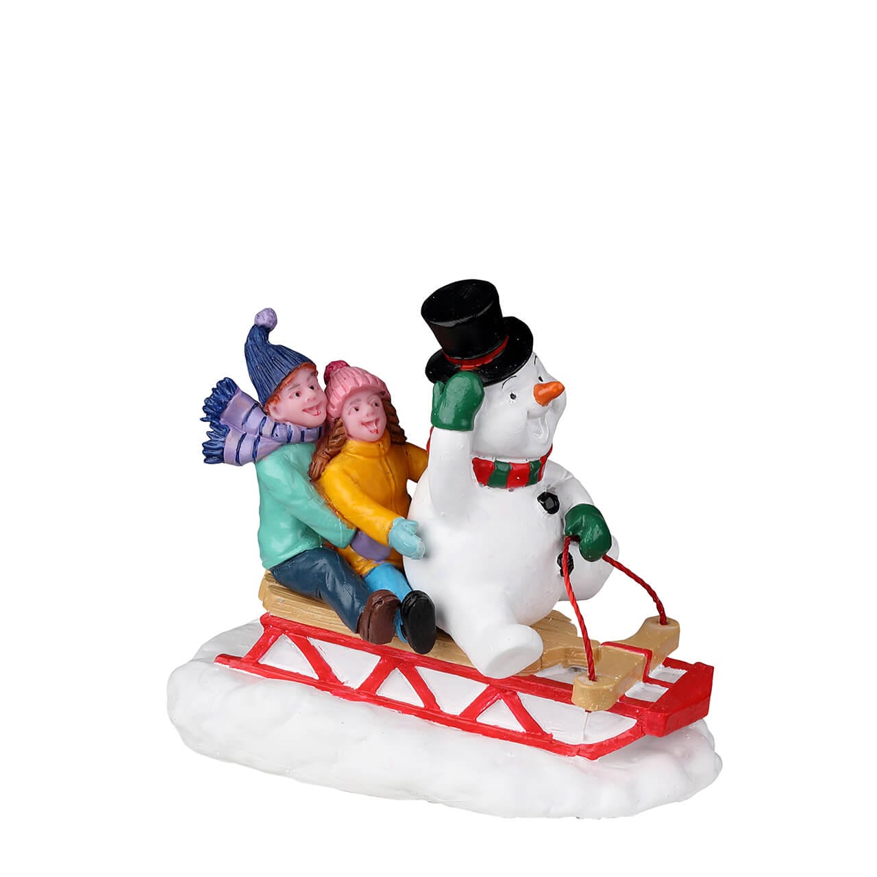 lemax-sledding-with-frosty-vail-village-miniatur-figur image 1