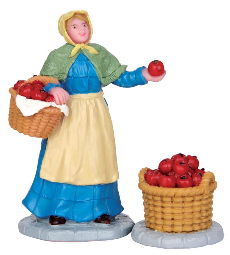lemax-apple-vendor-set-of-2-miniatur-figuren-set image 1