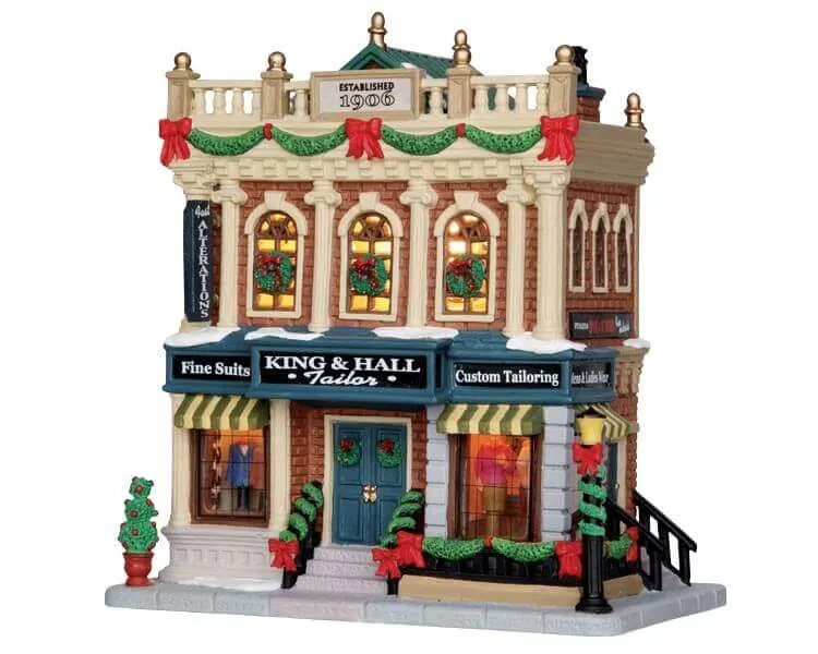 lemax-king-hall-tailor-weihnachtsdorf-schneidergesch-ft image 1