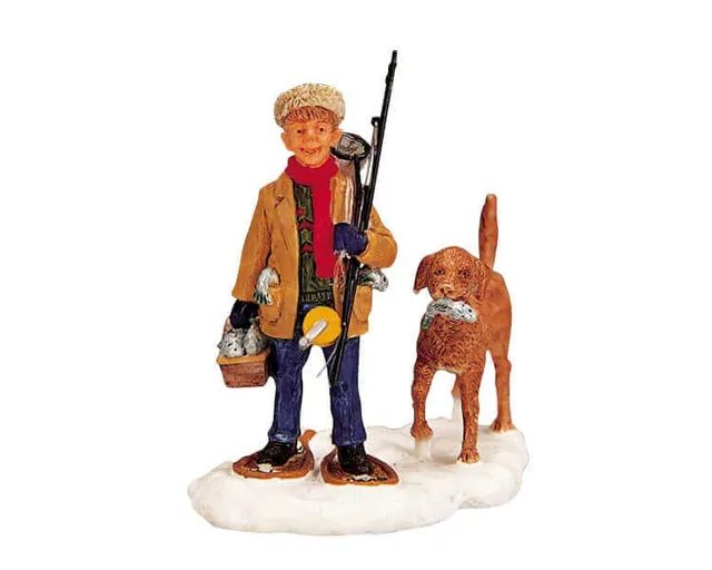 lemax-gone-fishin-miniaturfigur-angler-weihnachtsdorf image 1
