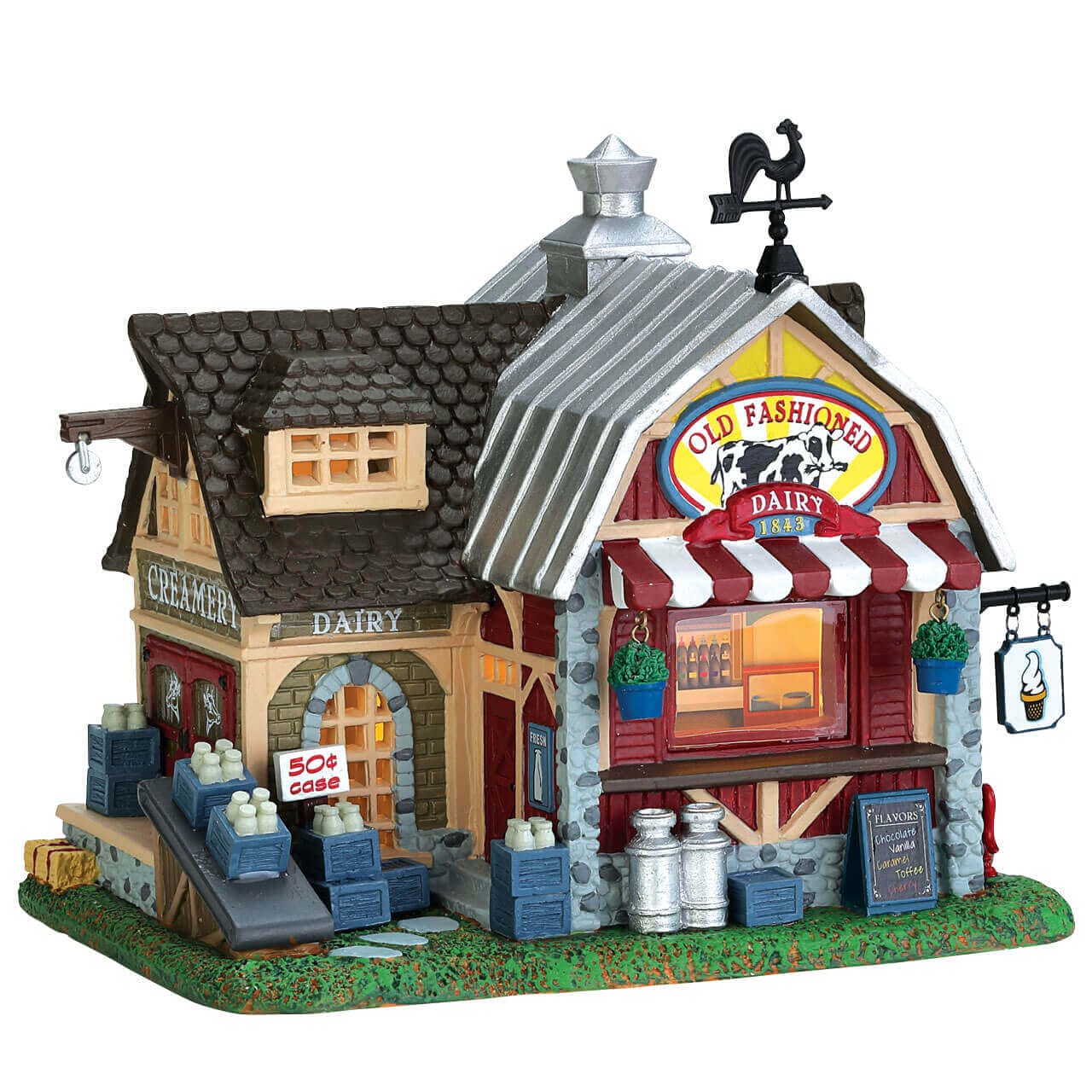lemax-old-fashioned-dairy-miniaturhaus-beleuchtet image 4