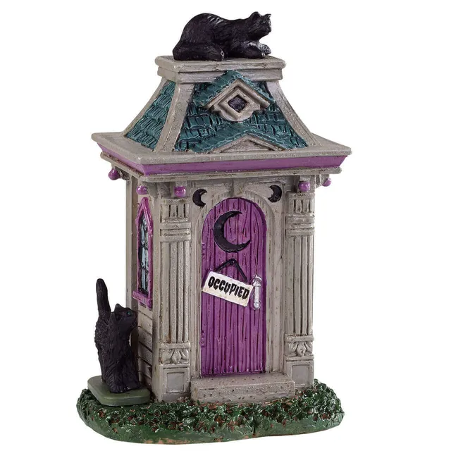 lemax-haunted-outhouse-spooky-town-miniatur-zubeh-r image 1