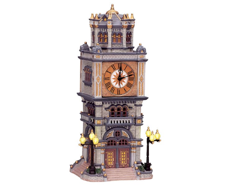 lemax-east-township-clock-tower-beleuchteter-uhrenturm image 1