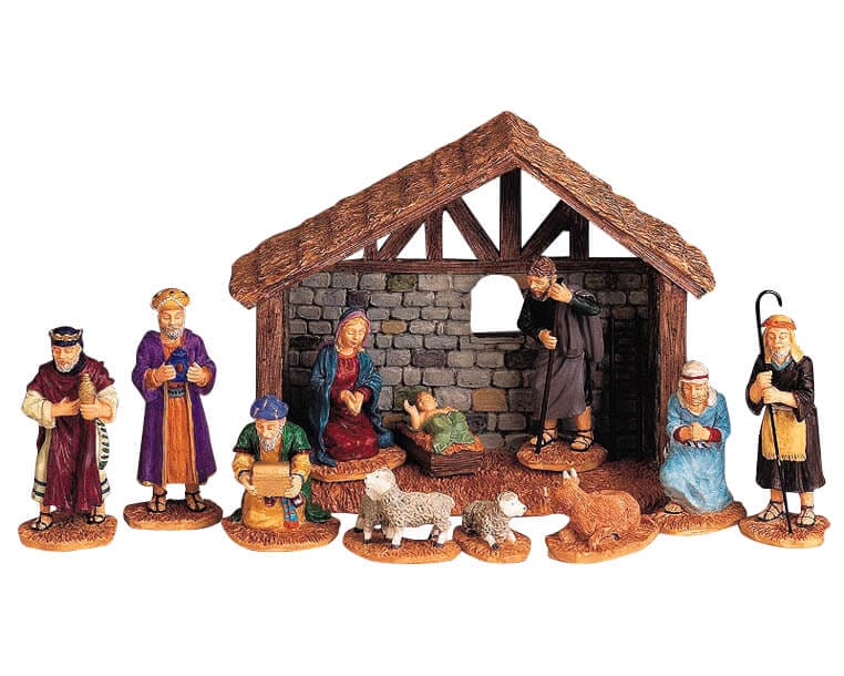 lemax-nativity-scene-miniatur-krippe-weihnachtsdorf image 1