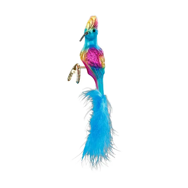inge-glas-happy-roger-bird-glasvogel-christbaumkugel-11-5-cm image 1