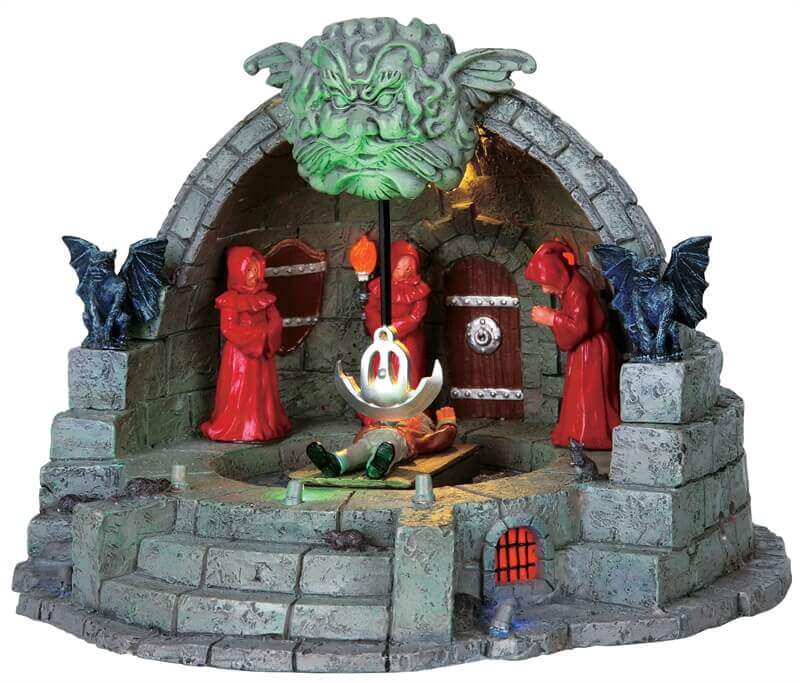 lemax-pit-and-pendulum-spooky-town-miniaturszene-mit-pendel image 1