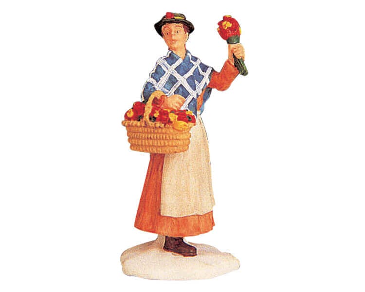lemax-flower-peddler-miniatur-figur-holidays-seasons image 2
