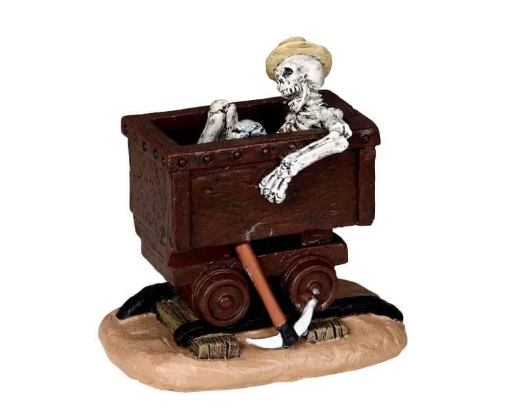lemax-mining-ore-cart-miniatur-lore-spooky-town image 1