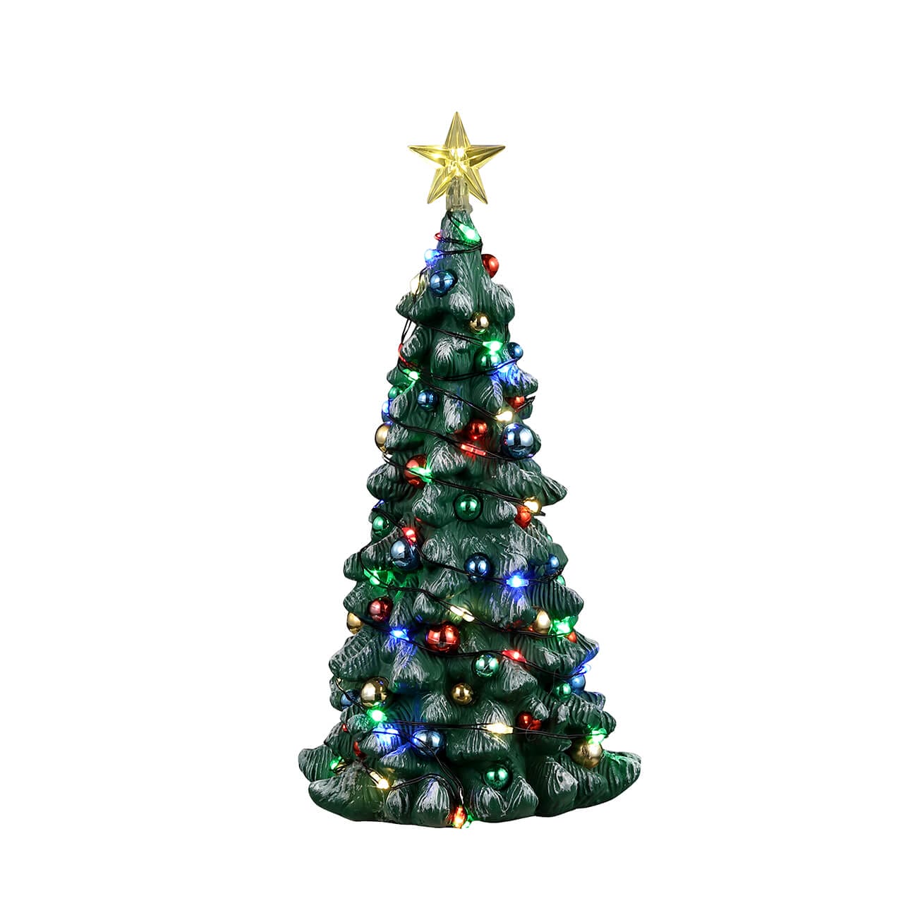 lemax-snowy-christmas-tree-beleuchteter-dorf-weihnachtsbaum image 4