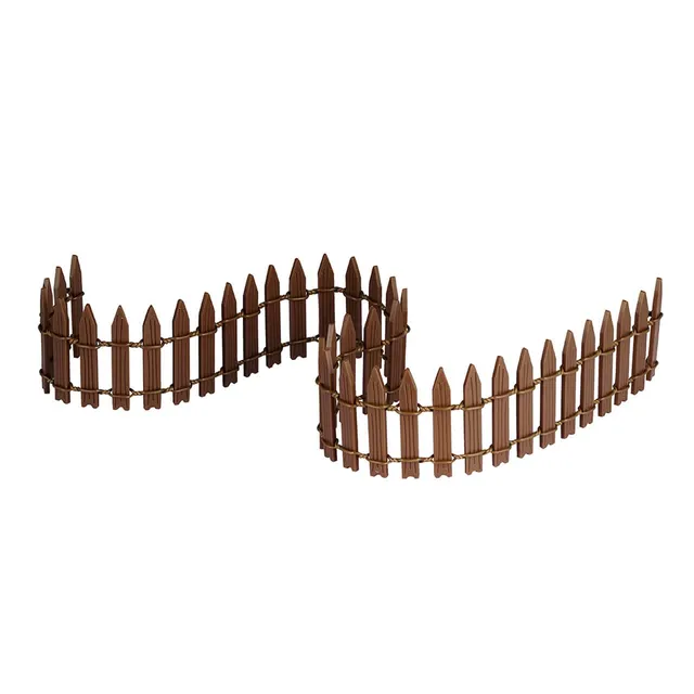 lemax-wired-wooden-fence-biegsamer-holzzaun image 1