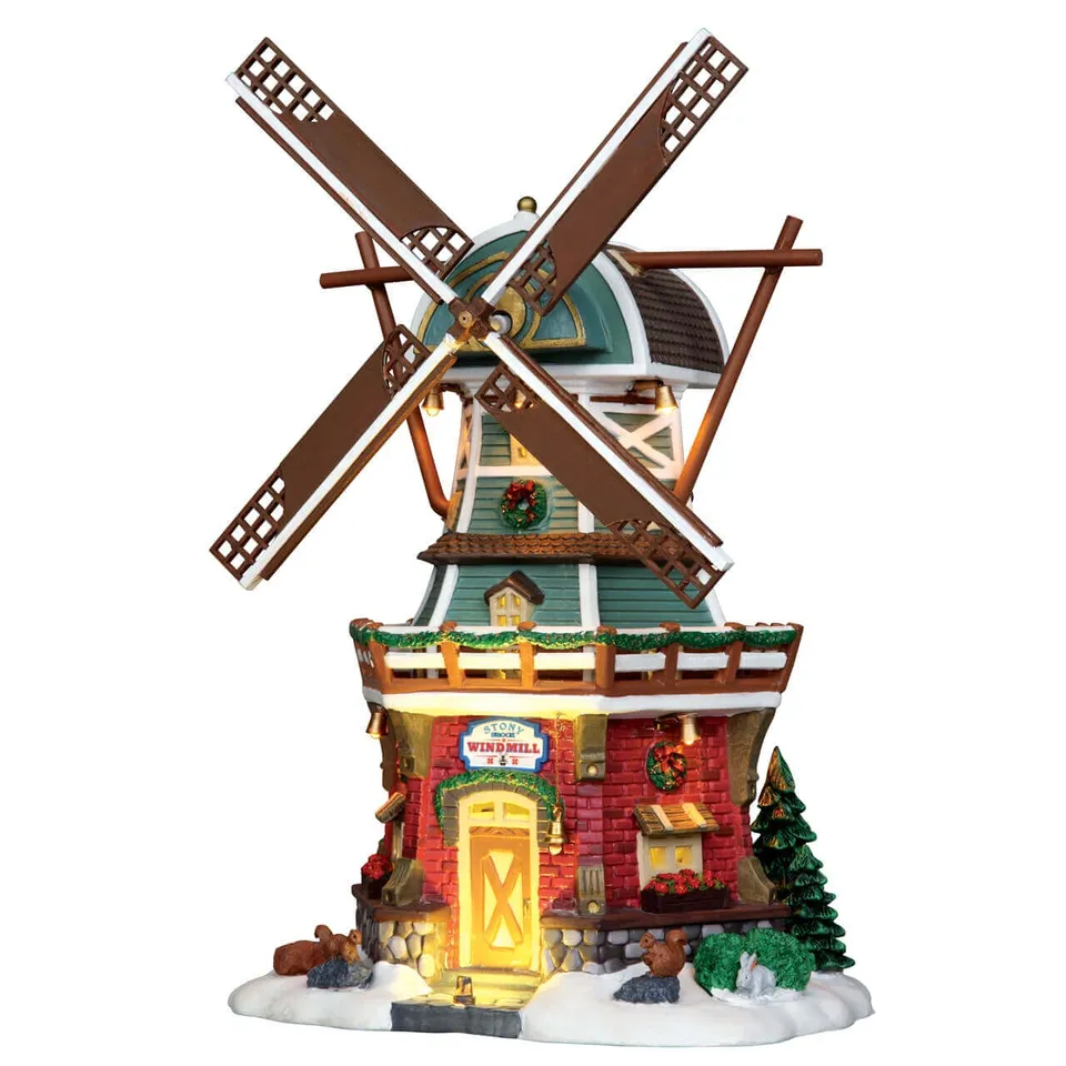 lemax-stony-brook-windmill-windm-hle-mit-drehfl-gel image 1