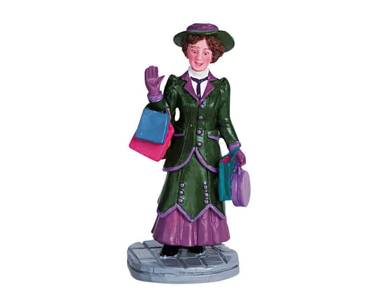 lemax-shopping-day-weihnachtsdorf-miniaturfigur image 1