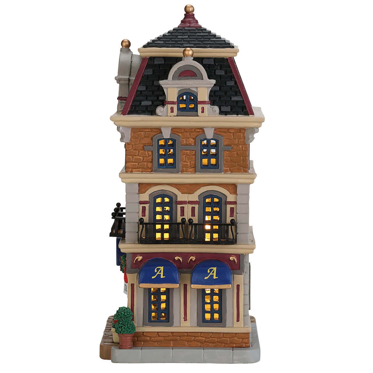 lemax-argyle-hotel-beleuchtetes-miniatur-hotel image 2