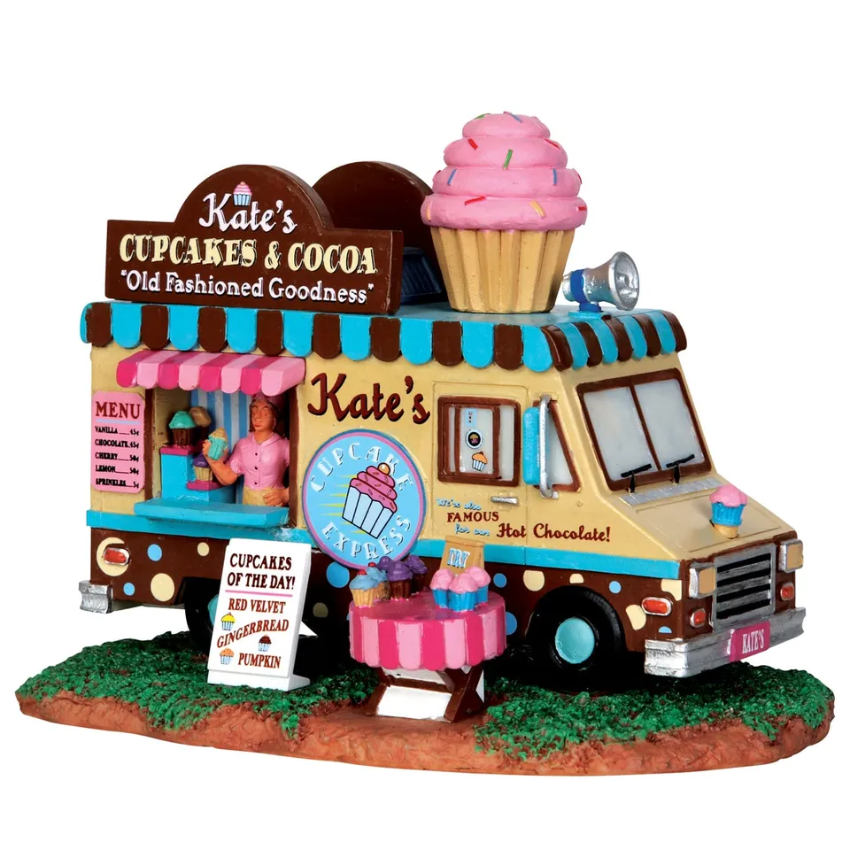 lemax-kate-s-cupcake-express-beleuchtetes-miniatur-weihnachtshaus image 1