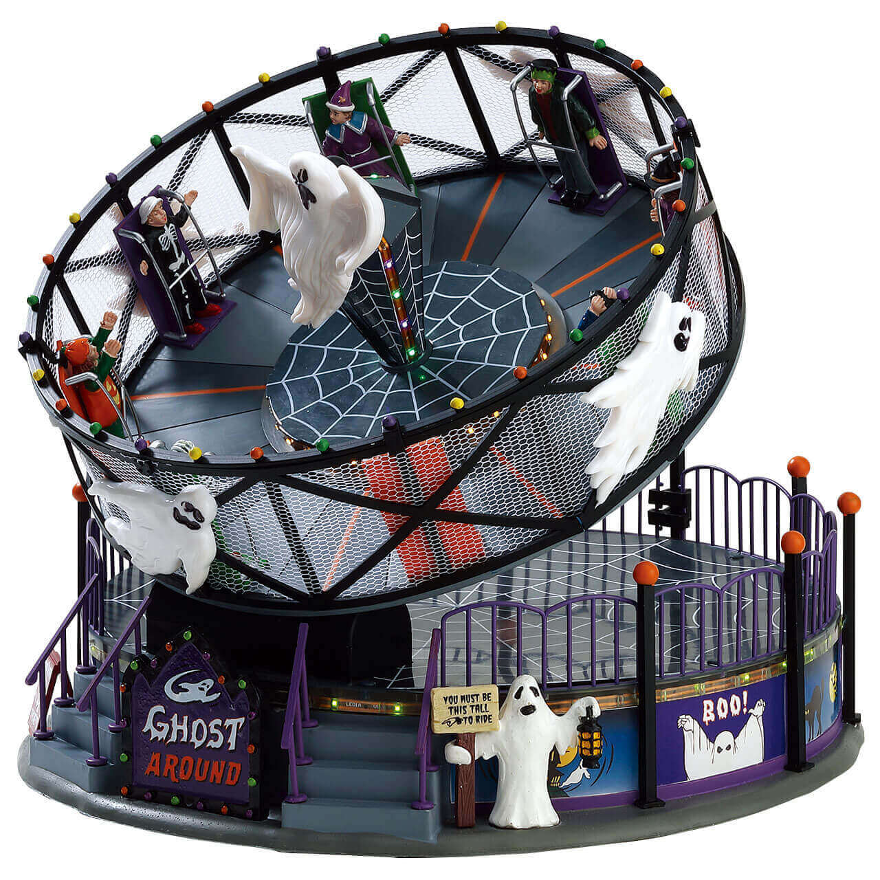 lemax-ghost-around-spooky-town-karussell-fahrgesch-ft image 1