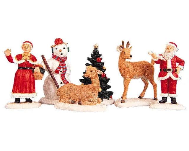 lemax-santa-s-wonderland-figurines-weihnachtsfigurenset image 1